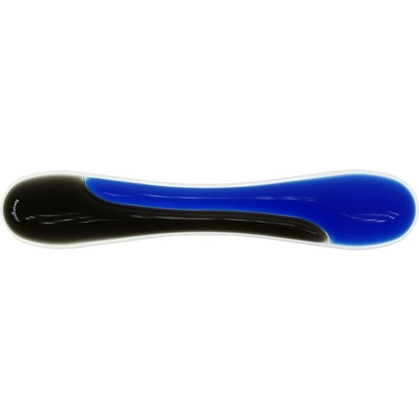 Kensington Soft Gel Series Hand Wrist Rest Support Pad For Keyboards Blue/Black