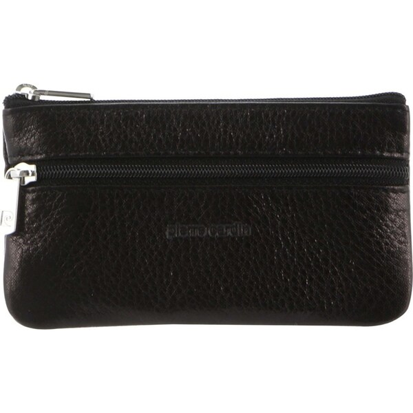 Pierre Cardin Ladies Womens Genuine Leather RFID Coin Purse Wallet - Black