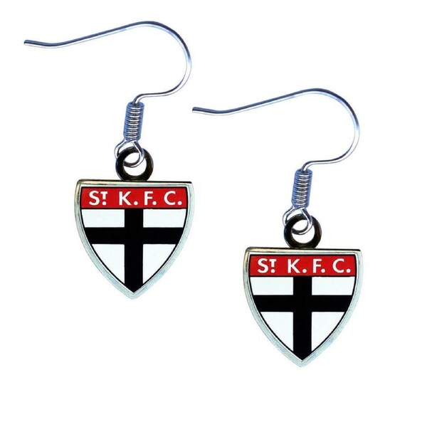 St Kilda Saints Colour Logo Earrings