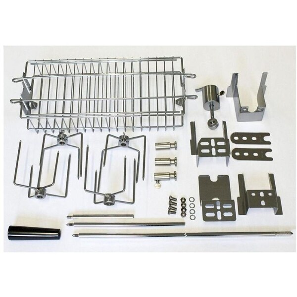 Turbo Stainless Steel Rotisserie Kit NO MOTOR