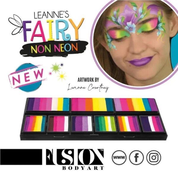Fusion Body Art Petal Palette - Leanne's Fairy Collection