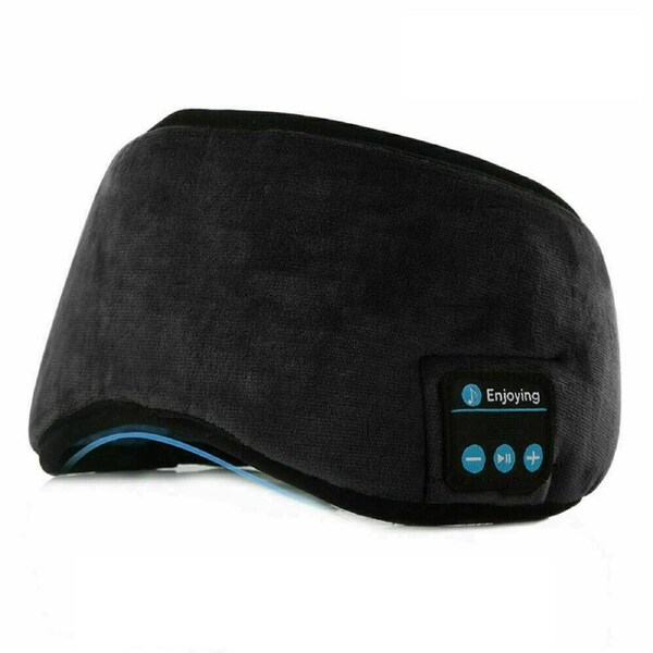 Ozoffer Wireless Bluetooth 5.0 Stereo Eye Mask Headphones Earphone Sleep Music Mask PB