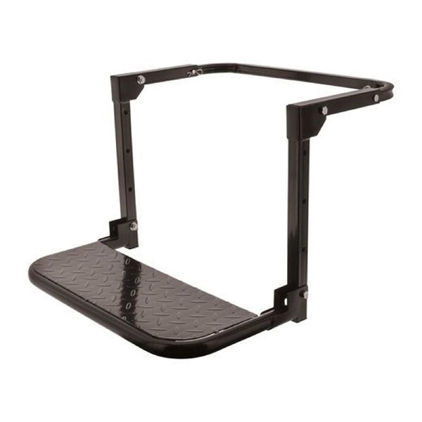 Hulk 4x4 Offroad/Camping/ 300mm Adjustable Wheel/Tyre Accessibility Step Black