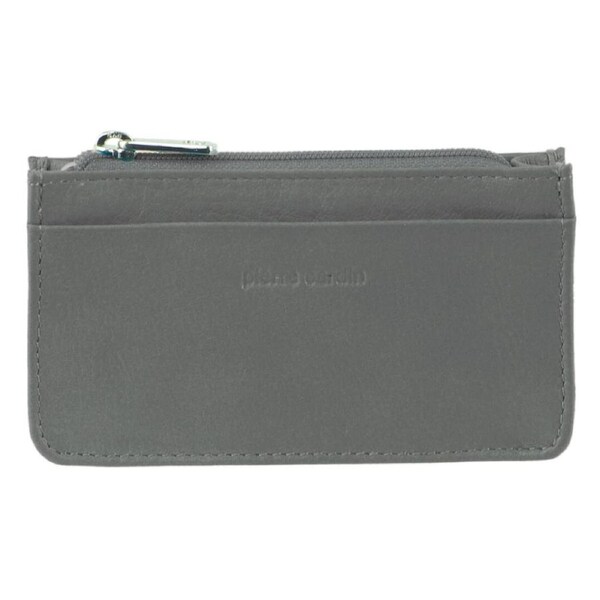 Pierre Cardin Womens Soft Italian Leather Coin Purse Holder Wallet - Sky Blue