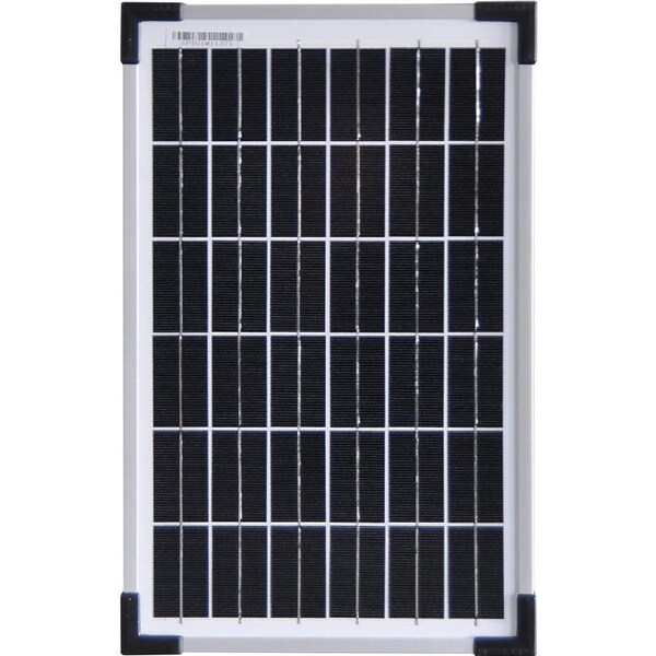 Powerhouse 10W 12V Monocrystalline Tempered Dust Resistant Glass Solar Panel