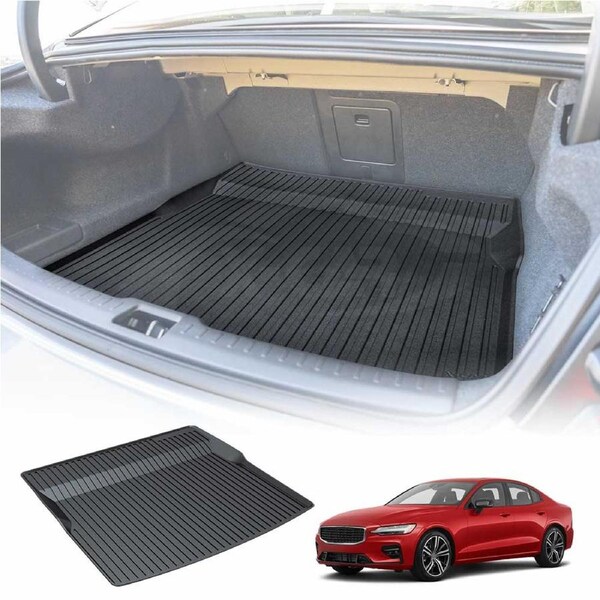 Boot Liner for Volvo S60 2019-Onwards All Weather Heavy Duty Cargo Trunk Cover Mat Luggage Tray Car Accessories