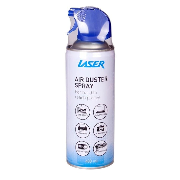 Laser 400ml Clean Range Air Duster: Perfect for Cleaning Electronics & Workspaces