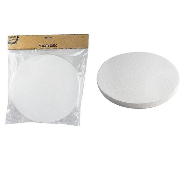5pcs White Polystyrene Craft Round Foam Disc Art Craft DIY School Project 30cm