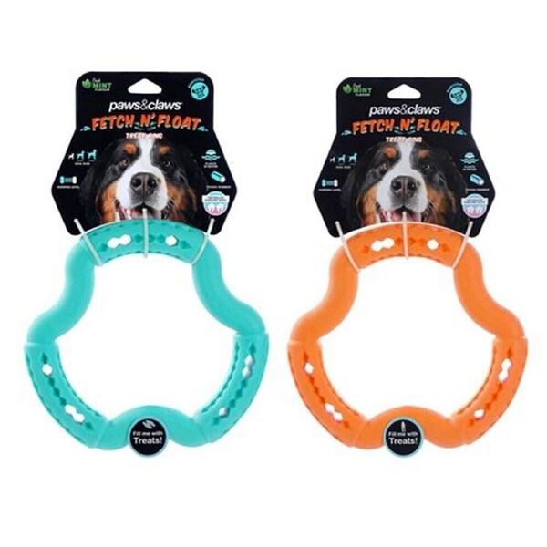 Pet Dog Puppy Chew Toy Tough Rubber Dental Teeth Bite Clean Fetch Training 21CM