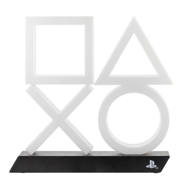 Sony Playstation PS5 Logo Bedroom Illuminating/Light Up Icon Light XL White/Blue