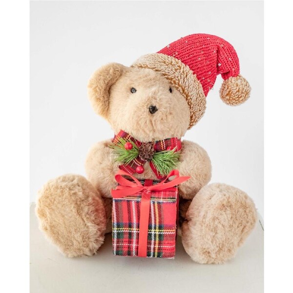 Gifting Bear Tartan Trims 27cm