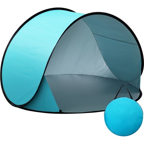 Pop Up Beach Tent Camping Portable Sun Shade - Blue