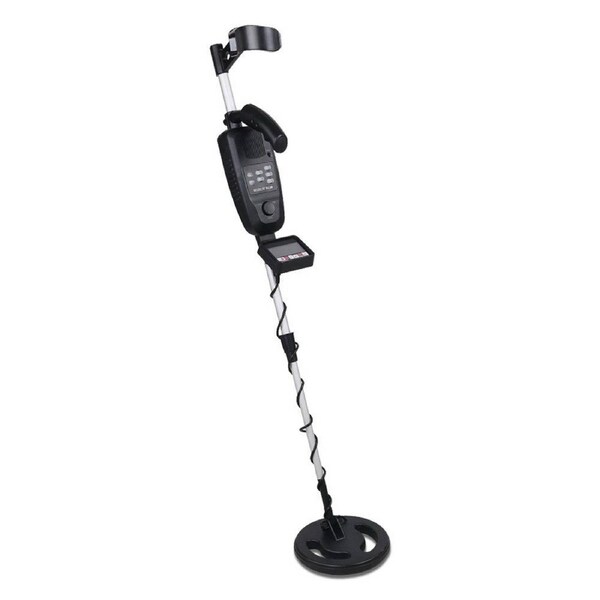 Metal Detector with LCD and Headphones - Black
