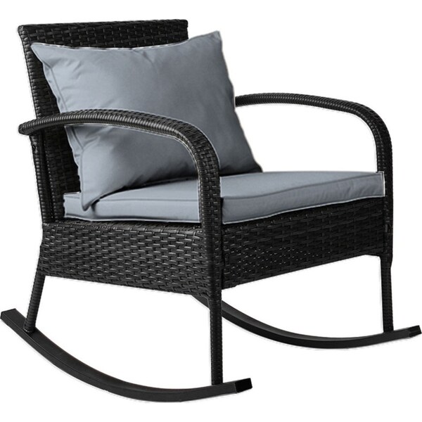 Garden Rocking Chair - Black