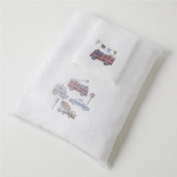 Child Transport Bath Towel & Face Washer In Organza Bag