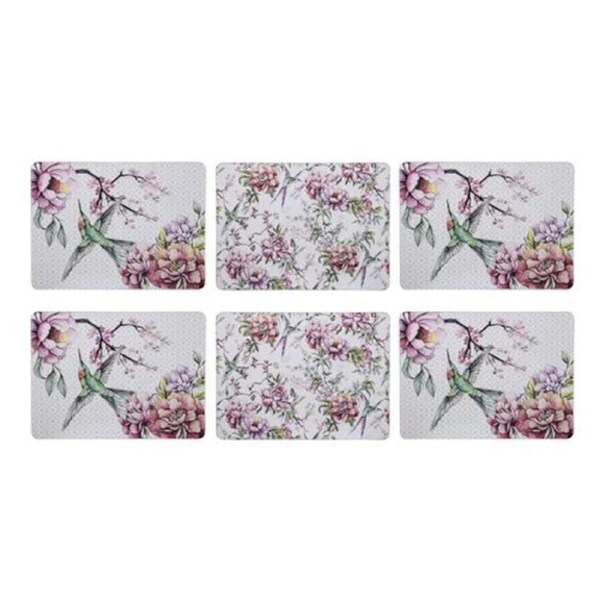 Ashdene Kitchen Cork Backed Placemats & Coasters Chinoiserie Set 6