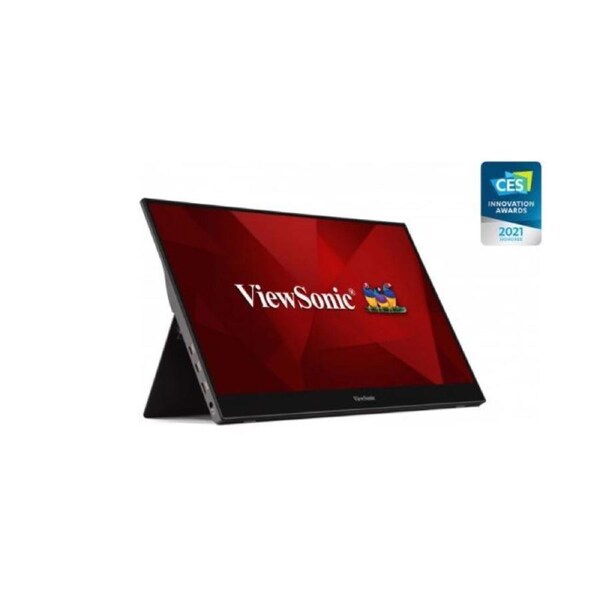 ViewSonic 16' TD1655 Touchscreen Portable Monitor, 2 USB-C (Power in with Video & Data). 3.5mm Audio, Mini HDMI x 1, FHD IPS. Ultra Portable Monitor