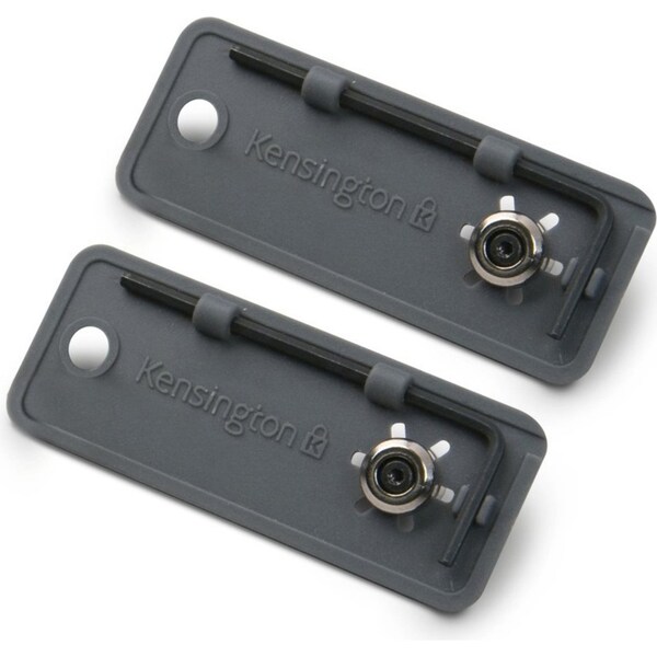 2x Kensington Clicksafe Anchor T-Bar Lock For Standard Safety Security Slot SLV