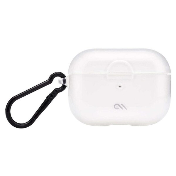 Case-Mate Tough Antimicrobial Case w/Carabiner Clip For AirPods Pro 2nd Gen CLR