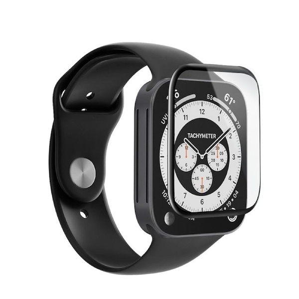 EFM FlexiGlass Screen Armour Twin Pack Cover For 45mm Apple Watch Series 7/8