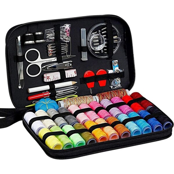 Sewing Kit with Case Portable Sewing Supplies for Home Traveler