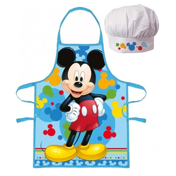Disney Mickey Mouse Kids Apron and Chef Hat