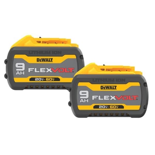 BRAND NEW DEWALT DCB609 9AH FLEXVOLT BATTERIES X 2