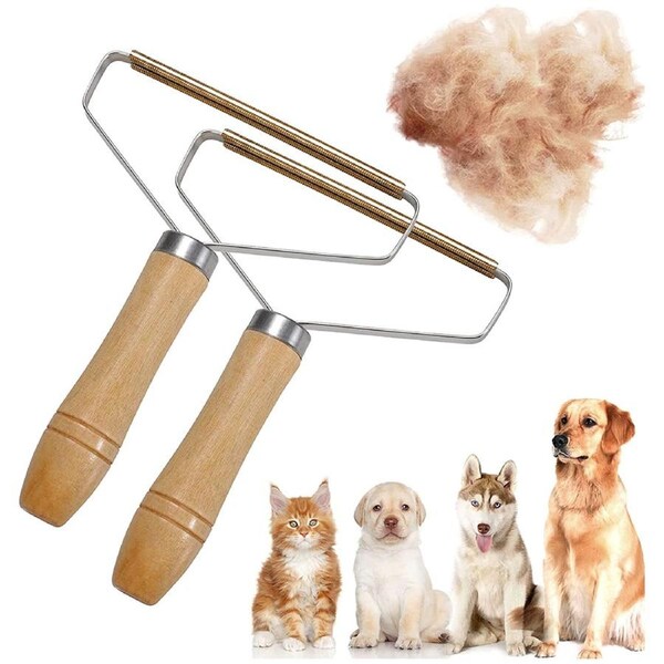 2pcs Lint Remover For Pet Hair Cat Dogs Clothes Shaver Fabric Brush Wool Roller