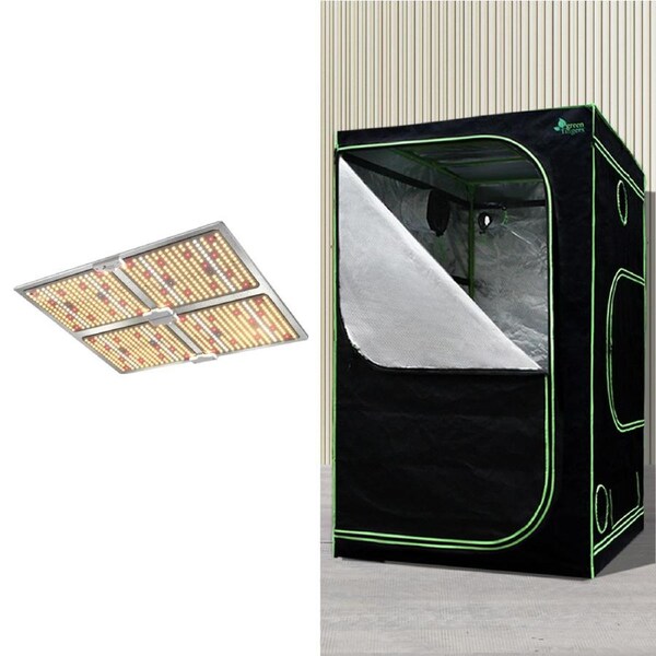 100x100x200CM Green Fingers Grow Tent Light Kit 4500W LED Full Spectrum