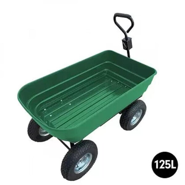 125L Garden Dump Cart - Green