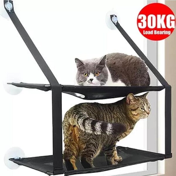 Double Layer Window Cat Bed