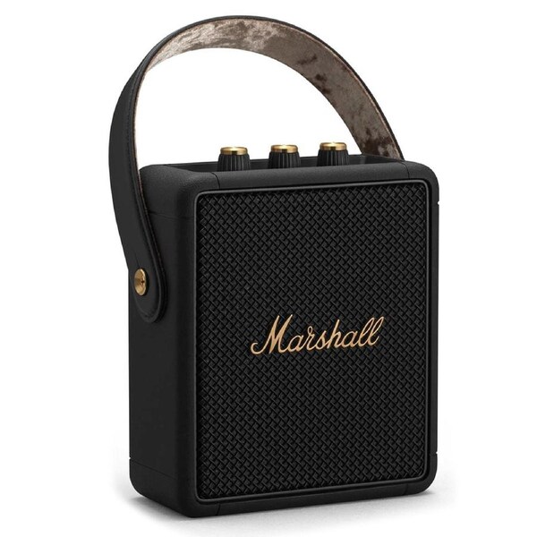 Marshall Stockwell II Portable Bluetooth Speakers For Mobile Phones Black/Brass