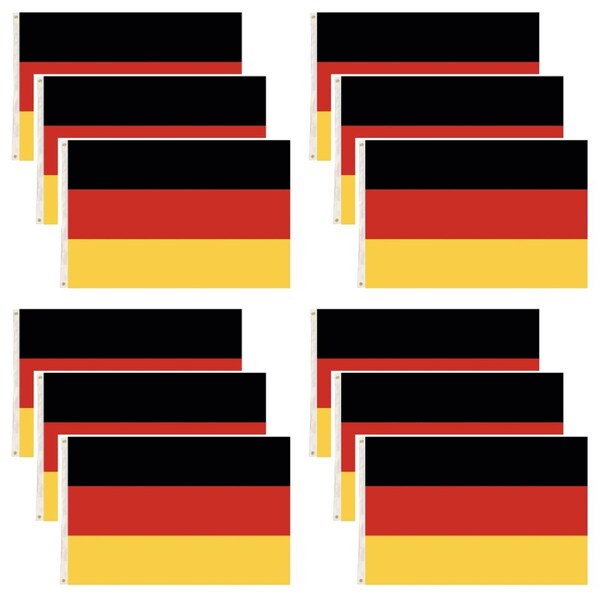 12x Germany Country Flag Deutschland Heavy Duty DE German - 150cm x 90cm