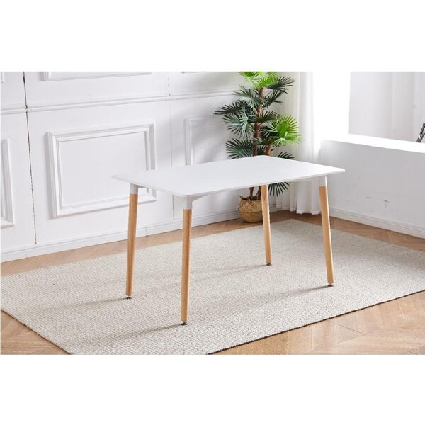 Oliver 120 cm Rectangle Dining Table - White