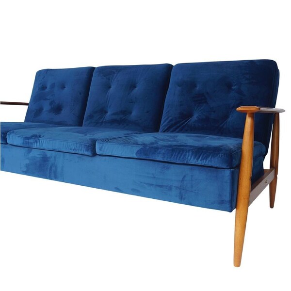 Lindy Sofa Bed - Blue