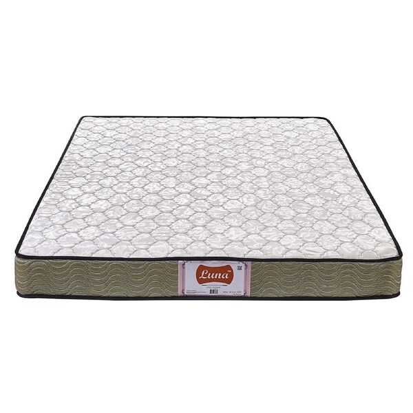 Luna Bonnell Spring Box Mattress Double Medium Firm Support Grey