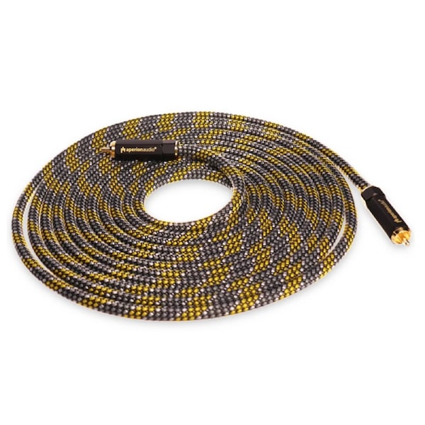 Aperion 5 Meter RCA Audio Stereo & Subwoofer Cable Mono (Single)