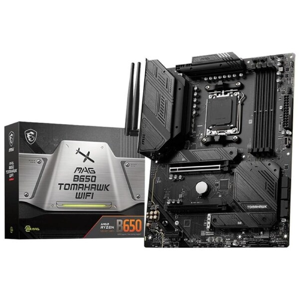 MSI MAG B650 Tomahawk Wi-Fi DDR5 Motherboard, Wi-Fi 6, Bluetooth 5.2,PCI-E 4.0 [MAG B650 TOMAHAWK WIFI]