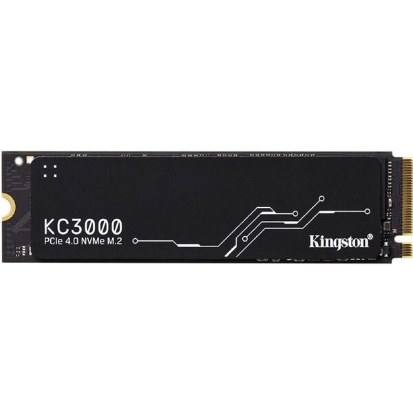 Kingston KC3000 1TB PCle 4.0 NVMe M.2 2280 7,000/6,000MB/s Random 4K 800TBW [SKC3000S/1024G]