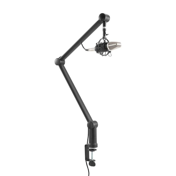 Brateck Professional Microphone Boom Arm Stand - Black