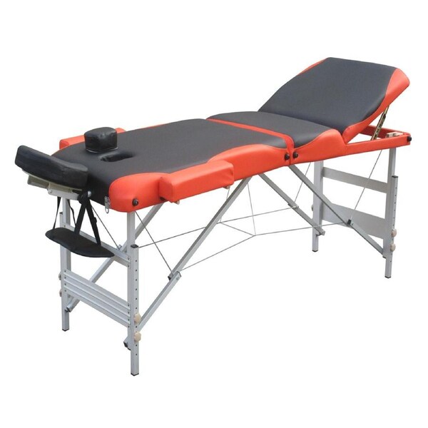 YES4HOMES 3 Fold Portable Aluminium Massage Table Massage Bed Beauty Therapy