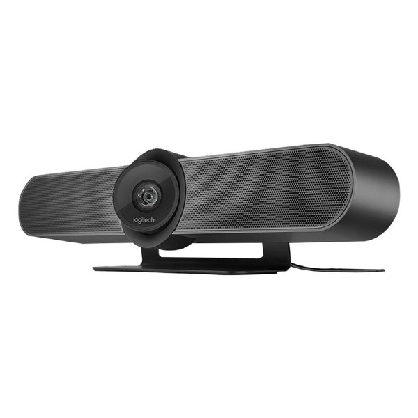 Logitech MeetUp 4K Conferencecam with 120-degree FOV & 4K Optics HD Video & Audio Conferencing Camera System for Small Meeting Rooms