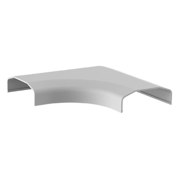 Brateck Plastic Cable Cover Joint L Shape - White