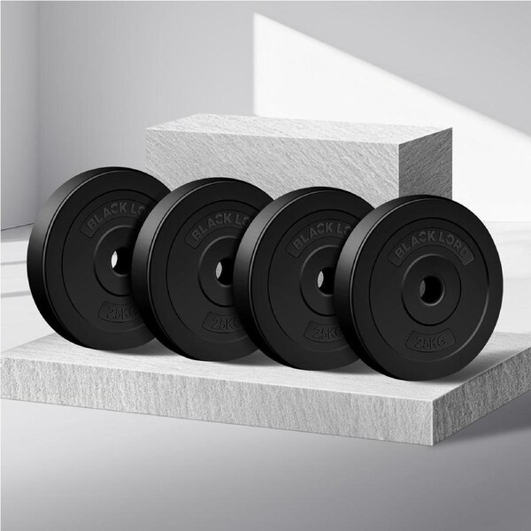 20kg BLACK LORD Weight Plate Set Dumbbell Barbell Weight Lift