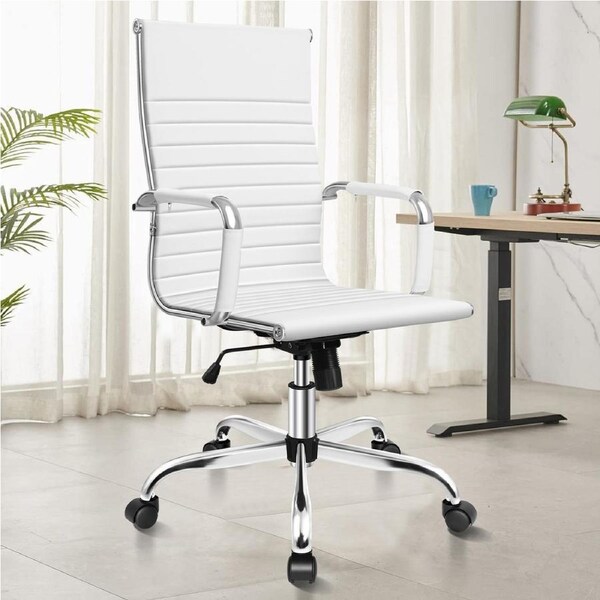 ALFORDSON Office Chair High Back Ergonomic White