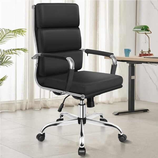 ALFORDSON Office Chair Ergonomic Paddings Black - High Back