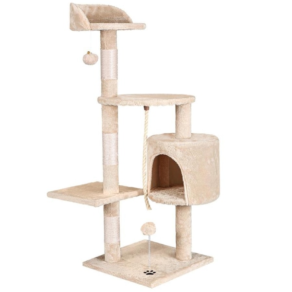 BEASTIE 112cm Cat Tree Beige