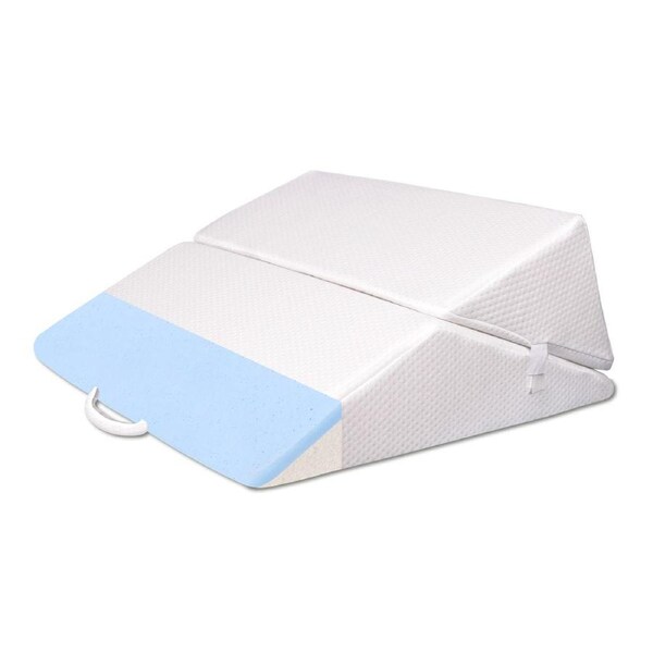 STARRY EUCALYPT Wedge Pillow Memory Foam Cool Gel Set of 2 - Small & Big Pillows