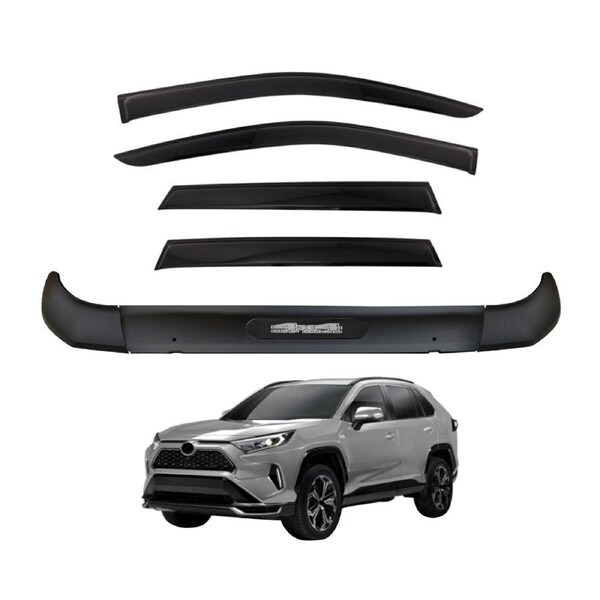 Luxury Weather Shields + Bonnet Protector for Toyota RAV4 2019-2026