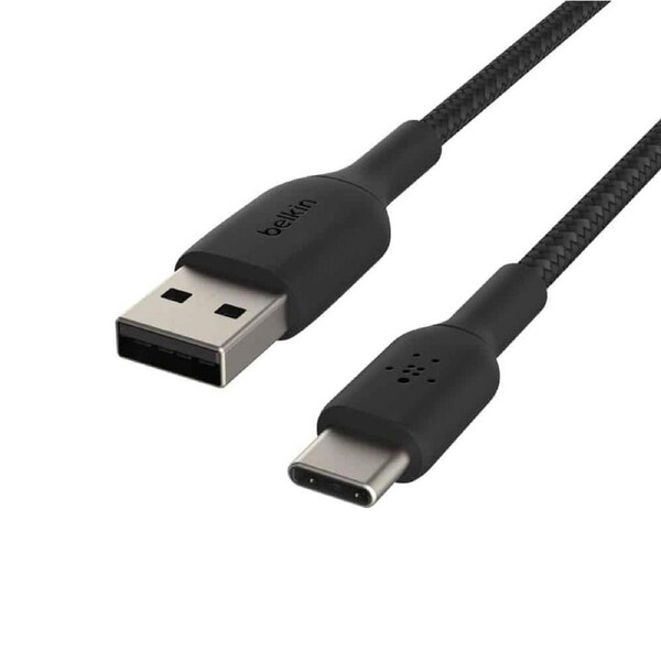 BELKIN USB cable 2m USB A USB C Black - CAB002BT2MBK